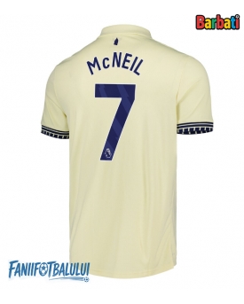 Everton Dwight McNeil #7 Tricou Fotbal Replică 2025-26 Barbati Deplasare